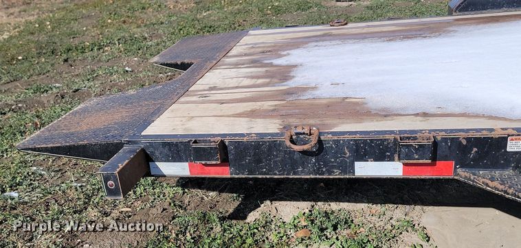 image for item JG9655 2021 H & W  tilt deck utility trailer