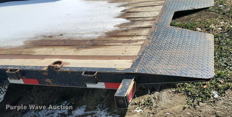 image for item JG9655 2021 H & W  tilt deck utility trailer