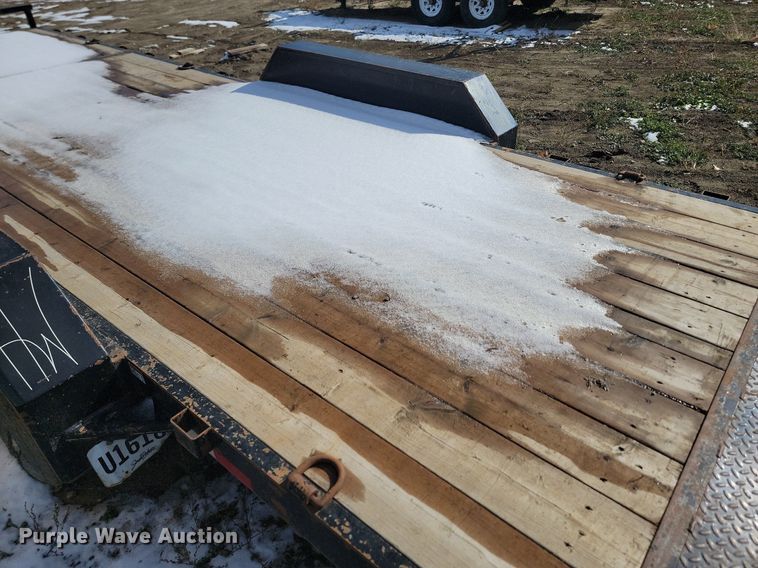 image for item JG9655 2021 H & W  tilt deck utility trailer