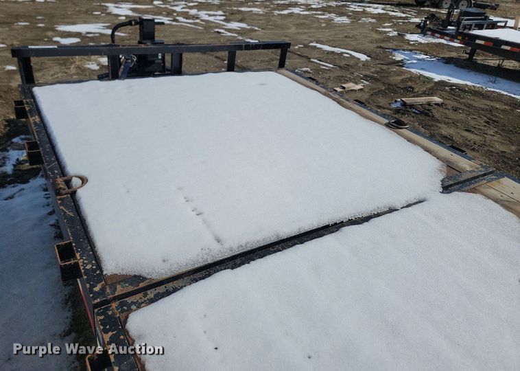 image for item JG9655 2021 H & W  tilt deck utility trailer