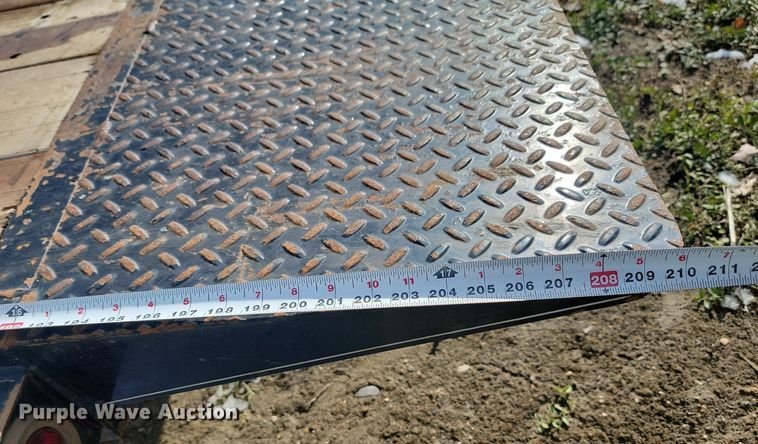 image for item JG9655 2021 H & W  tilt deck utility trailer