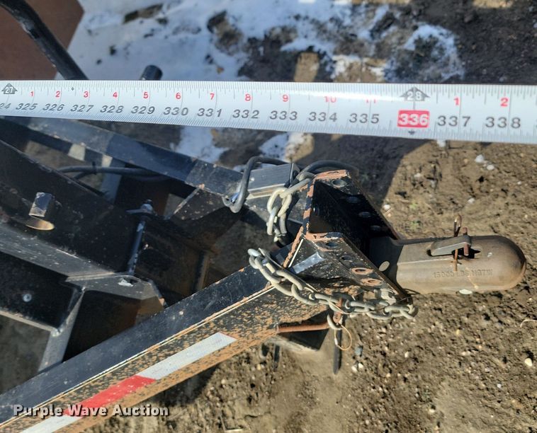 image for item JG9655 2021 H & W  tilt deck utility trailer