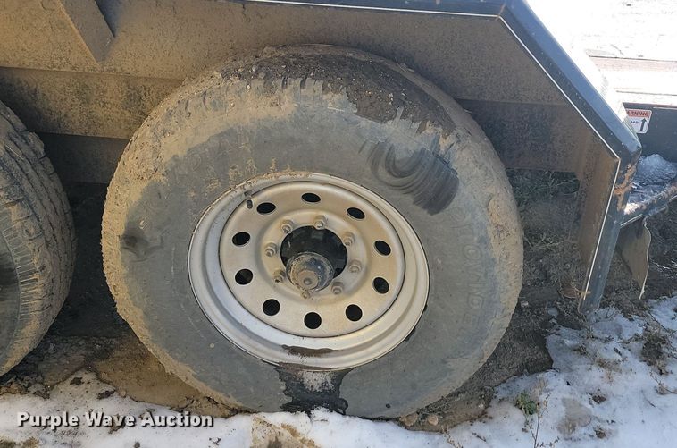 image for item JG9655 2021 H & W  tilt deck utility trailer