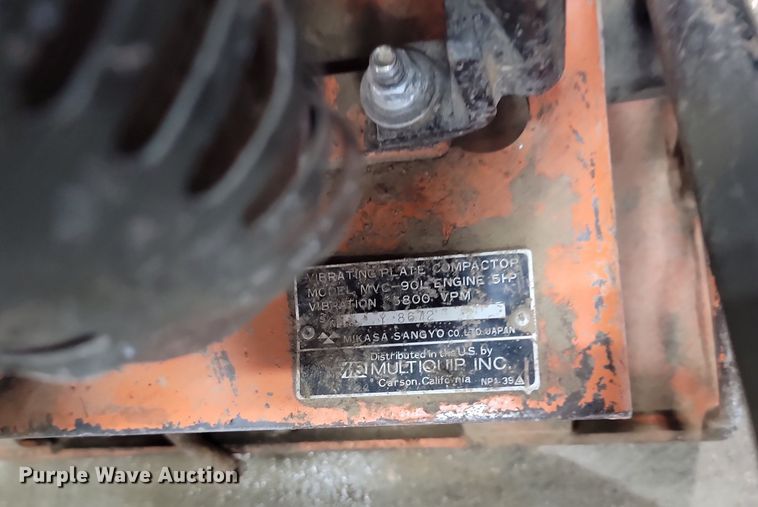 image for item JG9672 (2) Plate compactors