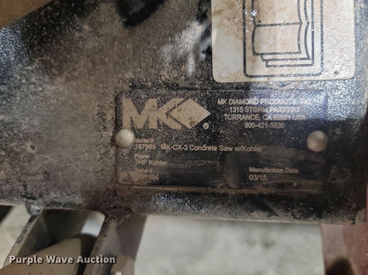 image for item JG9682 (2) Concrete saws