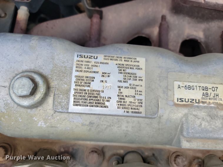 image for item JG9688 1997 Link-Belt 3400 Quantum  long reach excavator