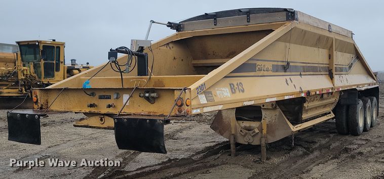 image for item JG9689 1996 Midland MG40MC3000  bottom dump trailer