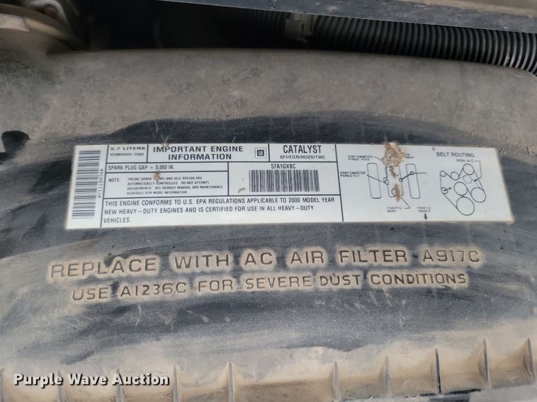 image for item JG9695 2000 Chevrolet Express 2500  van