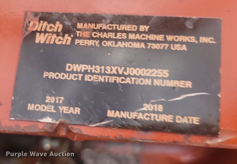 image for item JG9698 2018 Ditch Witch RT45  trencher