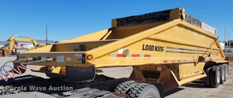 image for item JG9730 1985 Load King  bottom dump trailer