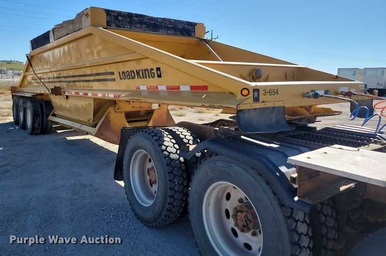 image for item JG9730 1985 Load King  bottom dump trailer