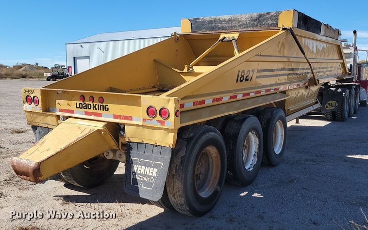 image for item JG9730 1985 Load King  bottom dump trailer