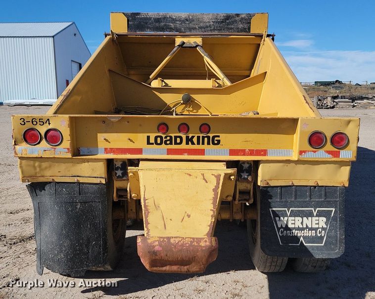 image for item JG9730 1985 Load King  bottom dump trailer
