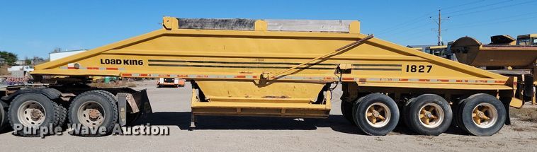 image for item JG9730 1985 Load King  bottom dump trailer