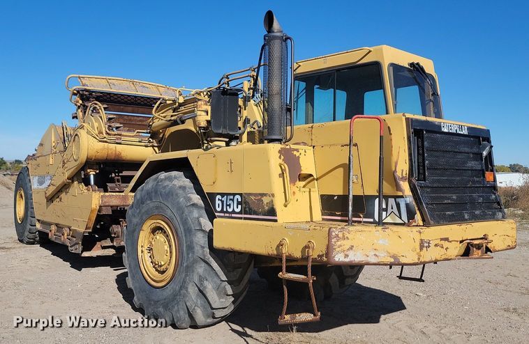 image for item JG9735 1999 Caterpillar 615C Series II  elevating scraper