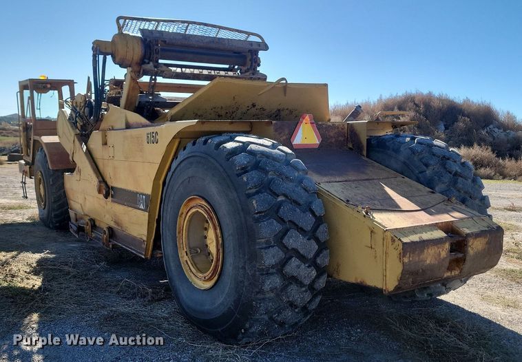 image for item JG9736 1989 Caterpillar 615C  elevating scraper