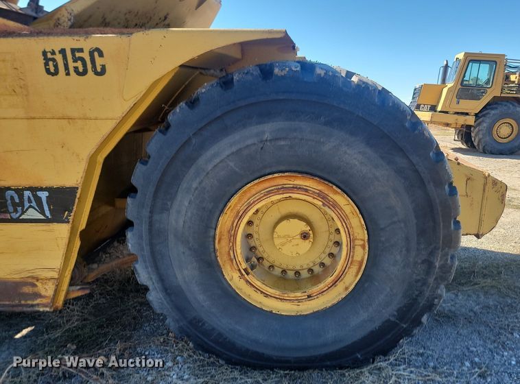 image for item JG9736 1989 Caterpillar 615C  elevating scraper