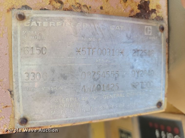 image for item JG9736 1989 Caterpillar 615C  elevating scraper