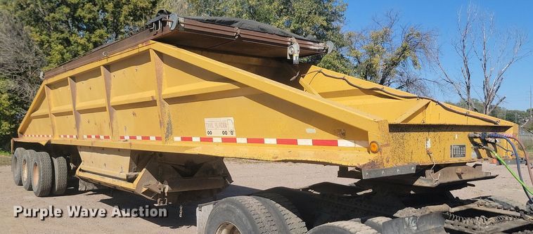 image for item JG9779 1996 Corn Belt Mfg.  bottom dump trailer