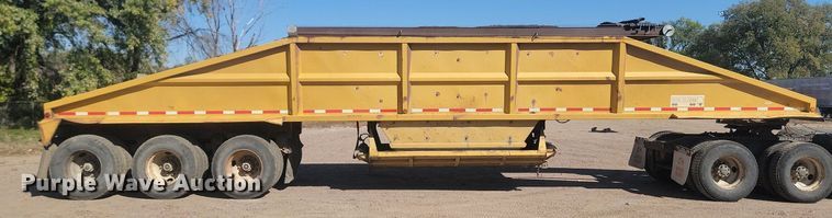 image for item JG9779 1996 Corn Belt Mfg.  bottom dump trailer