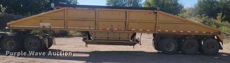 image for item JG9779 1996 Corn Belt Mfg.  bottom dump trailer
