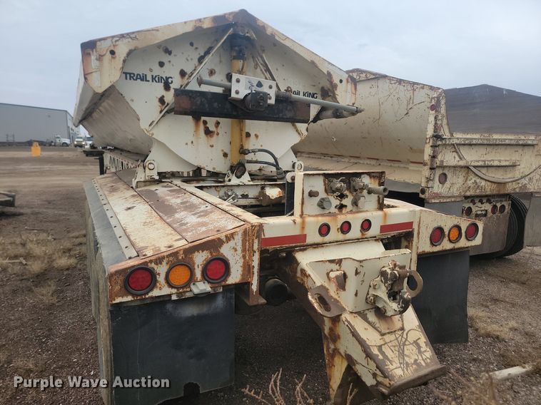 image for item JW9571 2011 Trail King TK60SSD-433  side dump trailer