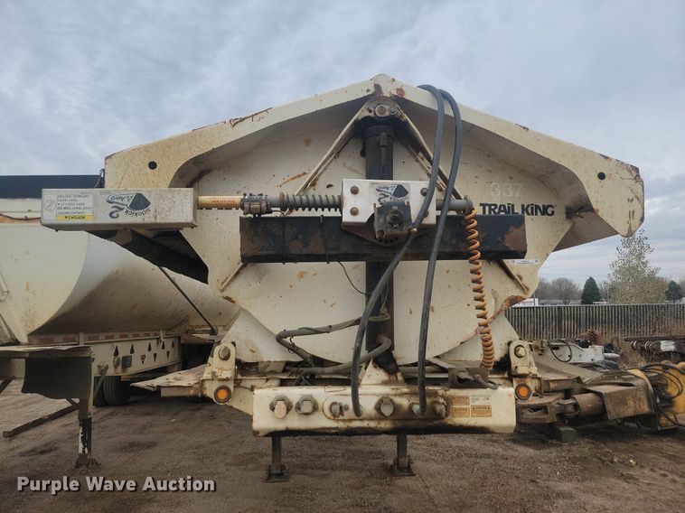 image for item JW9571 2011 Trail King TK60SSD-433  side dump trailer