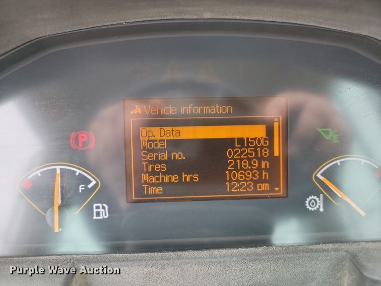 image for item JW9572 2012 Volvo L150G  wheel loader