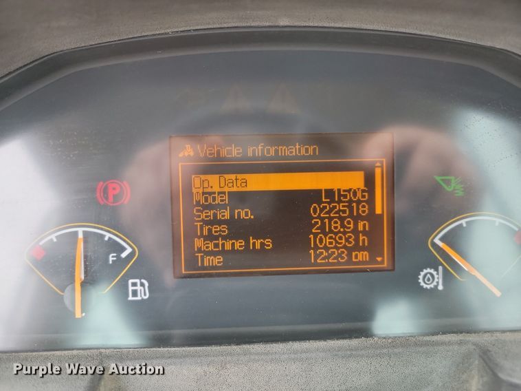 image for item JW9572 2012 Volvo L150G  wheel loader