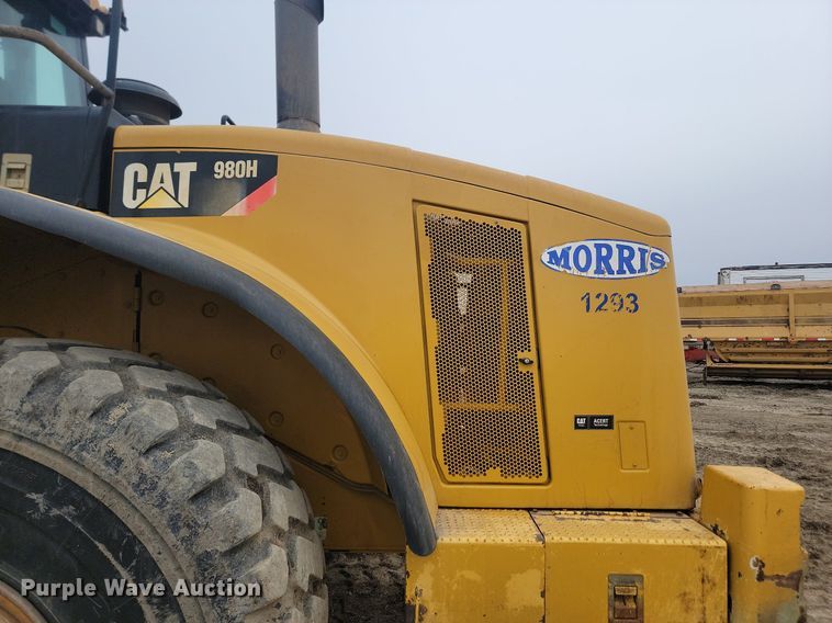 image for item JW9575 2010 Caterpillar 980H  wheel loader