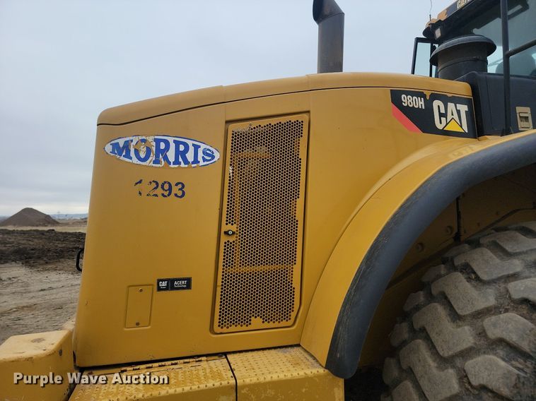 image for item JW9575 2010 Caterpillar 980H  wheel loader