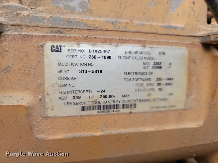 image for item JW9575 2010 Caterpillar 980H  wheel loader