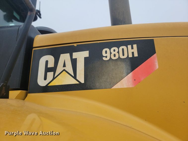 image for item JW9575 2010 Caterpillar 980H  wheel loader