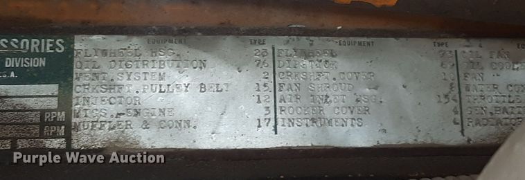 image for item KD9078 1961 Huber 10D  rigid frame motor grader