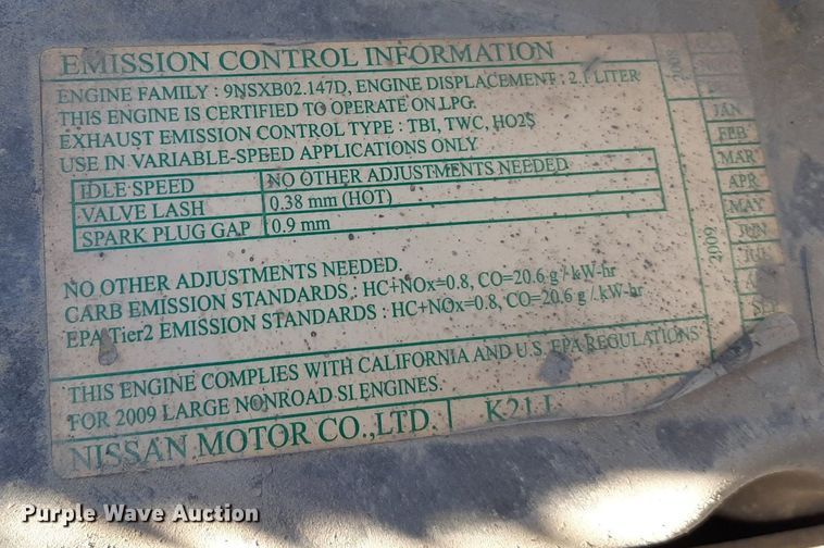 image for item KD9151 Nissan 50  forklift