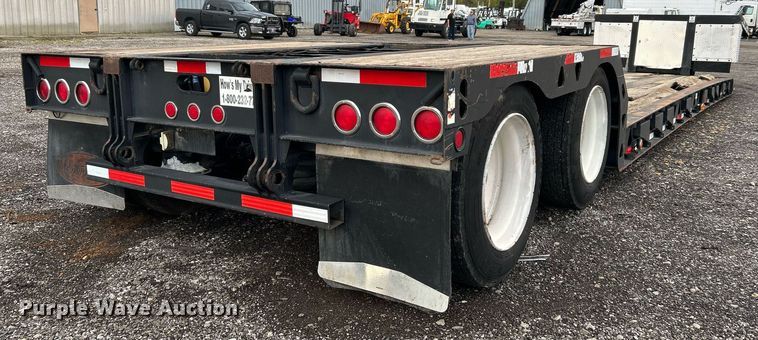 image for item KH9555 1999 Trail King  lowboy equipment trailer