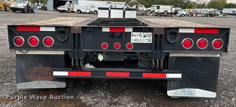 image for item KH9555 1999 Trail King  lowboy equipment trailer