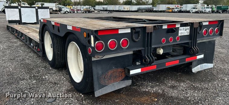 image for item KH9555 1999 Trail King  lowboy equipment trailer