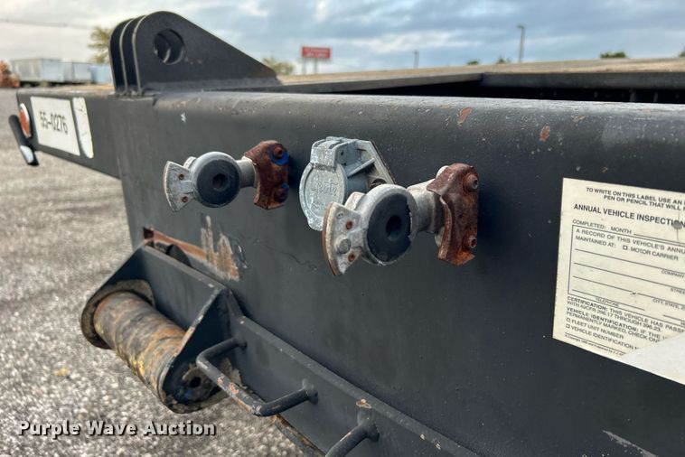 image for item KH9555 1999 Trail King  lowboy equipment trailer