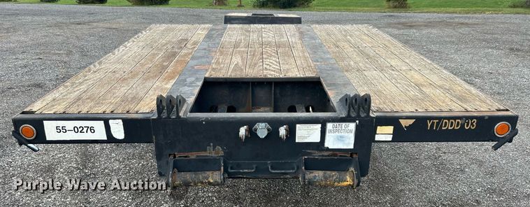 image for item KH9555 1999 Trail King  lowboy equipment trailer