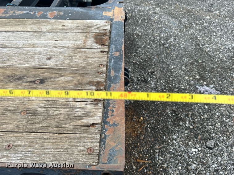 image for item KH9555 1999 Trail King  lowboy equipment trailer