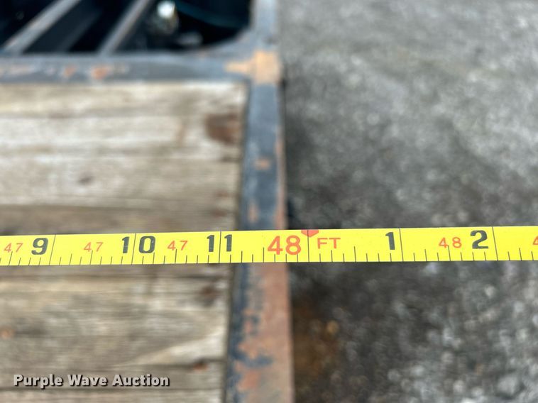 image for item KH9555 1999 Trail King  lowboy equipment trailer