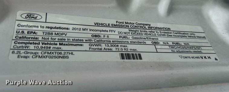 image for item KH9561 2012 Ford F350 XLT Super Duty  SuperCab utility bed pickup truck