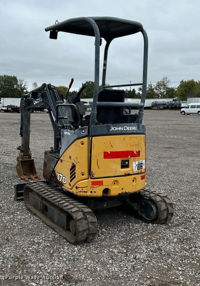 image for item KH9566 2008 John Deere 17D  mini excavator