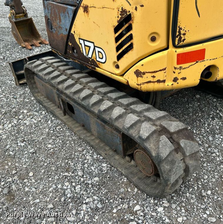 image for item KH9566 2008 John Deere 17D  mini excavator
