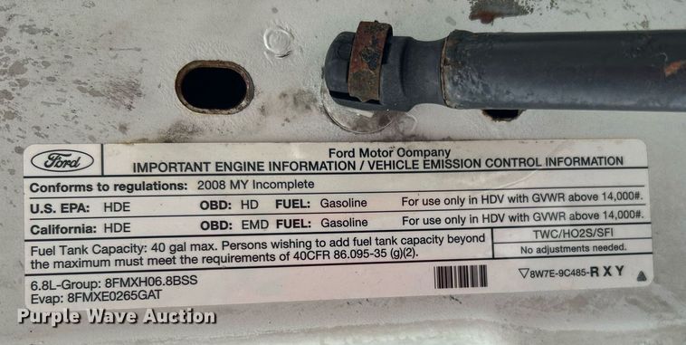 image for item KH9571 2008 Ford F450 Super Duty  bucket truck