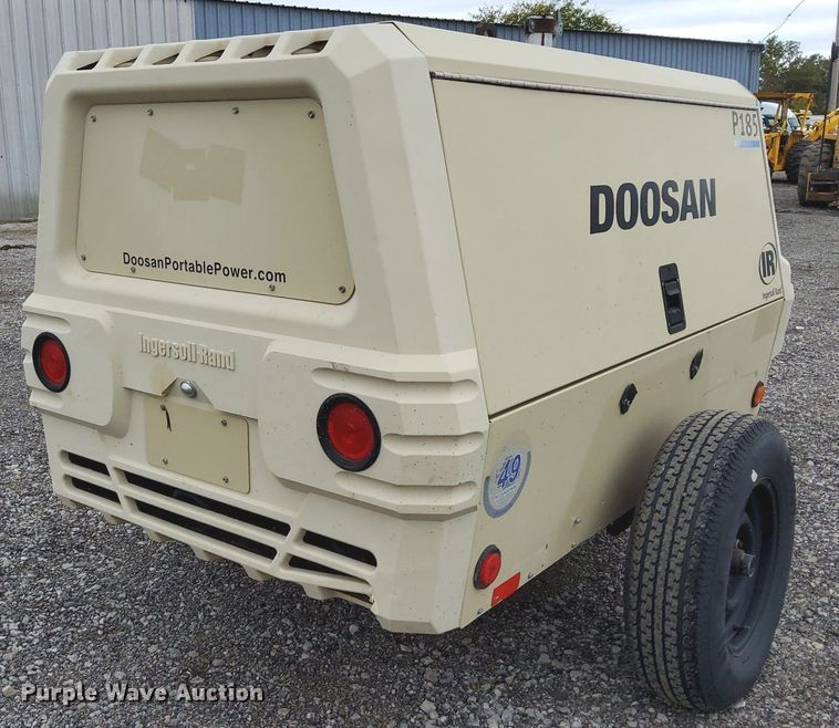 image for item KH9573 2012 Doosan P185  air compressor