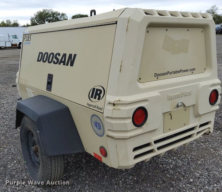 image for item KH9573 2012 Doosan P185  air compressor