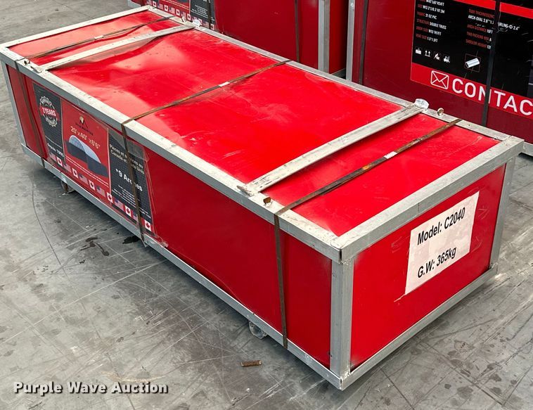 image for item KT9134 Gold Mountain C2040  shipping container canopy