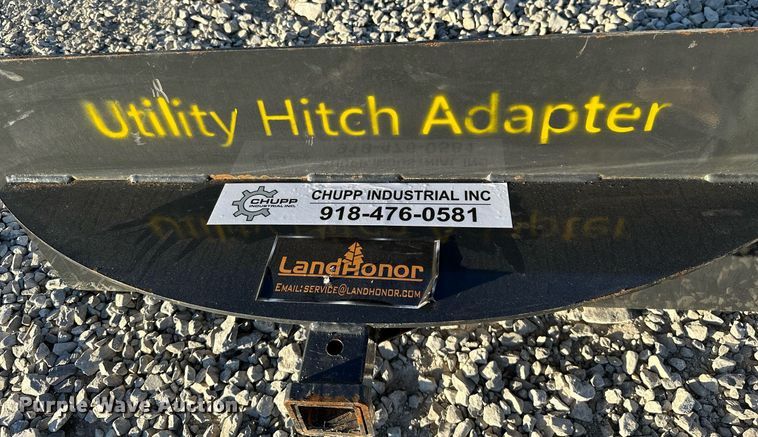 image for item KT9140 Land Honor UHA-16-3000G  skid steer receiver hitch adapter